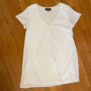 White Lulu’s shift dress